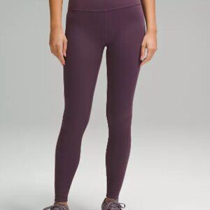 Wunder Train High-Rise Ribbed Purple Leggings 28" - SIZE 6